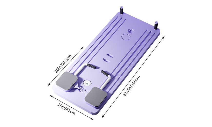 Image 8: Multifunctional Foldable Pilates Reformer Home Fitness Board