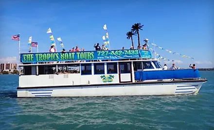 Hurricane Pass Tour or Caladesi Island Excursion from The Tropics Boat Tours in Clearwater Beach. Three Options Available. - Primary Image