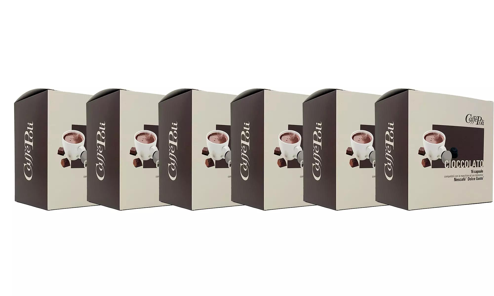 Fino a 256 capsule Caffè Poli compatibili Dolce Gusto