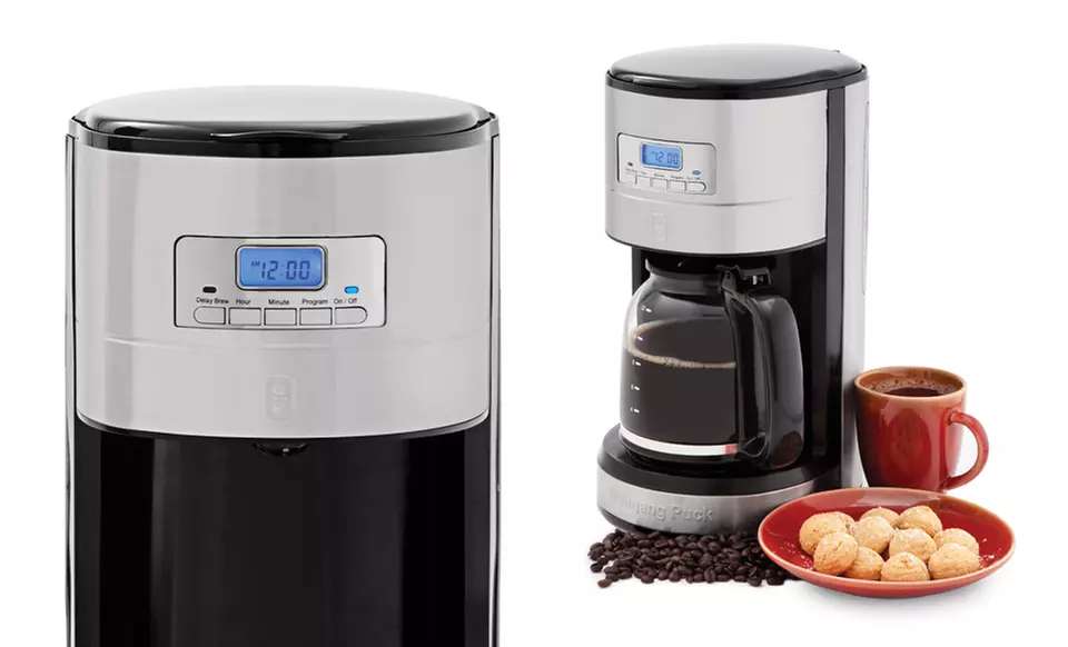 $54 for a Wolfgang Puck 12-Cup Programmable Coffee Maker ($110.99 List Price). Free Shipping and Free Returns. - Primary Image