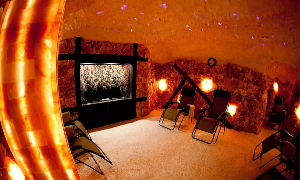 Salt Cave Therapy, Massage, Sauna, and More at Oakville Salt Cave (Up to 47% Off). Four Options Available. - Primary Image