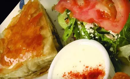 $15 for $30 Worth of Mediterranean-Fusion Dinner and Drinks at Ayhan's Trodos Mediterranean Restaurant in Westbury - Primary Image