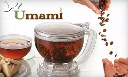 $12 for $25 worth of Café Drinks and Eats at Umami Gourmet Coffee & Exotic Tea Shop - Primary Image