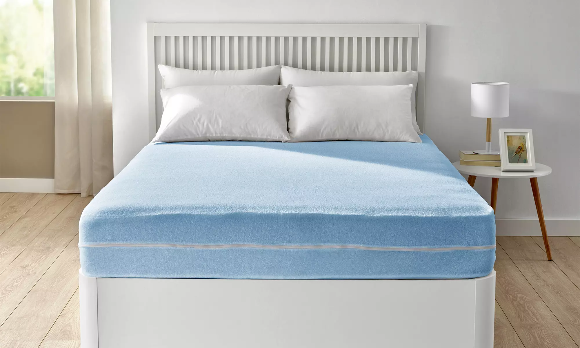 Funda de colchón elástica con cremallera - Primary Image