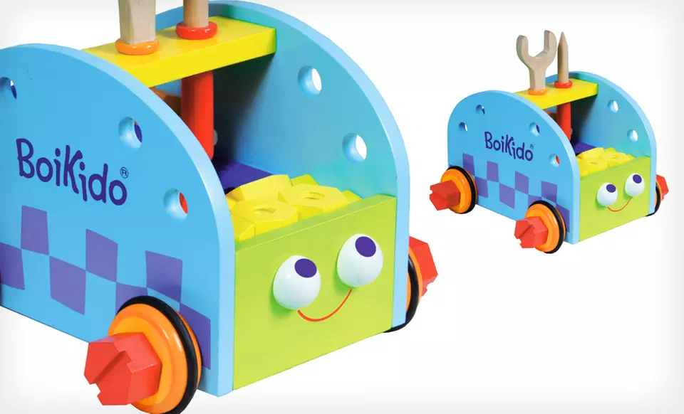 $29.99 for a Boikido Wooden Construction Toolbox 40-Piece Set ($39.99 List Price). Free Shipping and Returns. - Primary Image