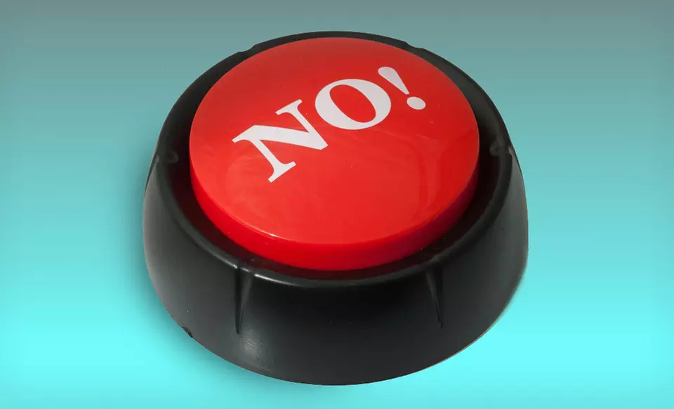 $8.99 for The NO! Button ($11.99 List Price). Free Returns. - Primary Image