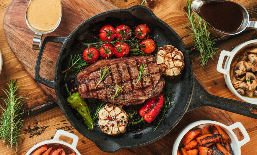 Image 1: £50 or £100 Towards Steaks, Fresh Seafood, Handcrafted Bread, & More