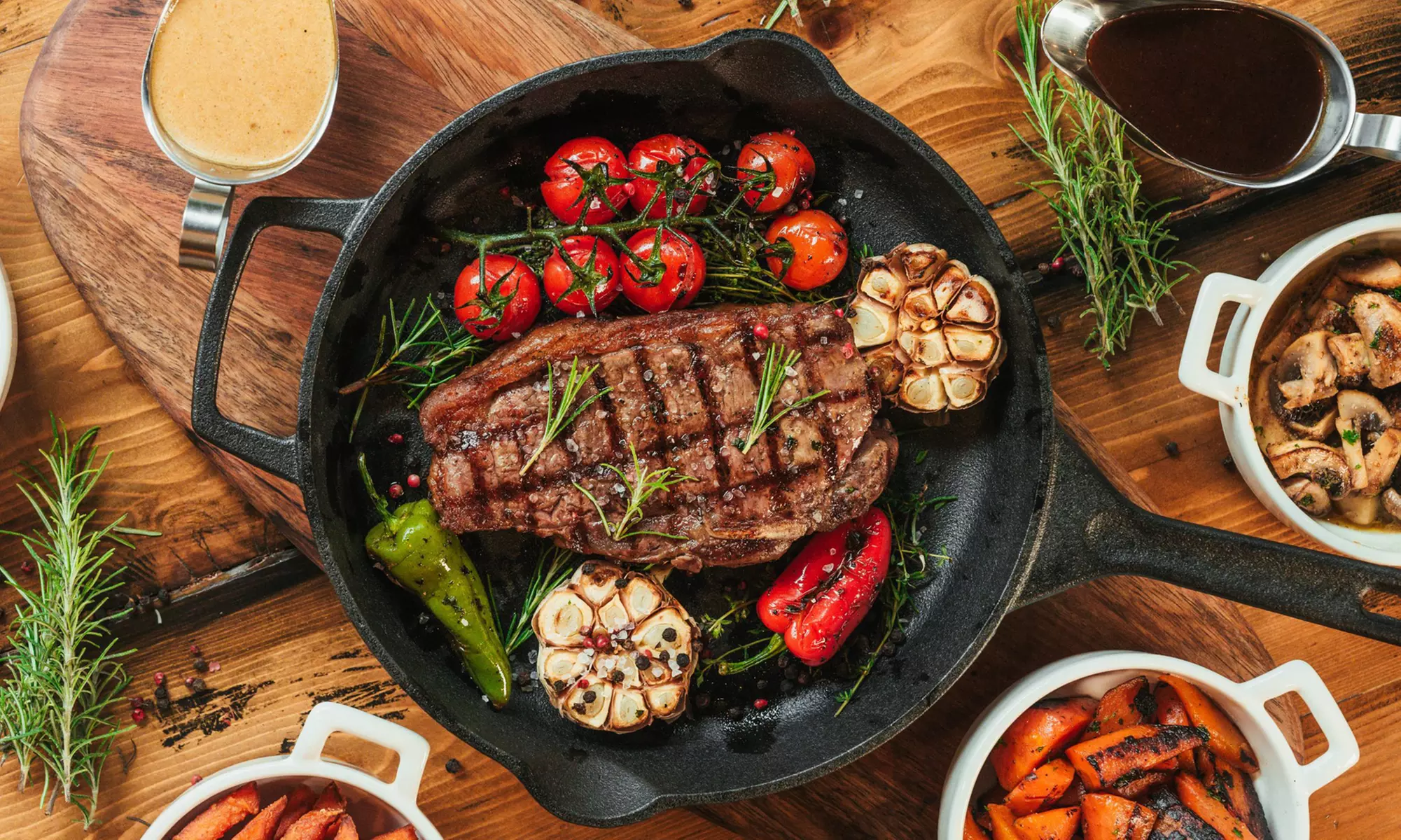 Enjoy an Award-Winning Steak Menu Experience For Two or Four