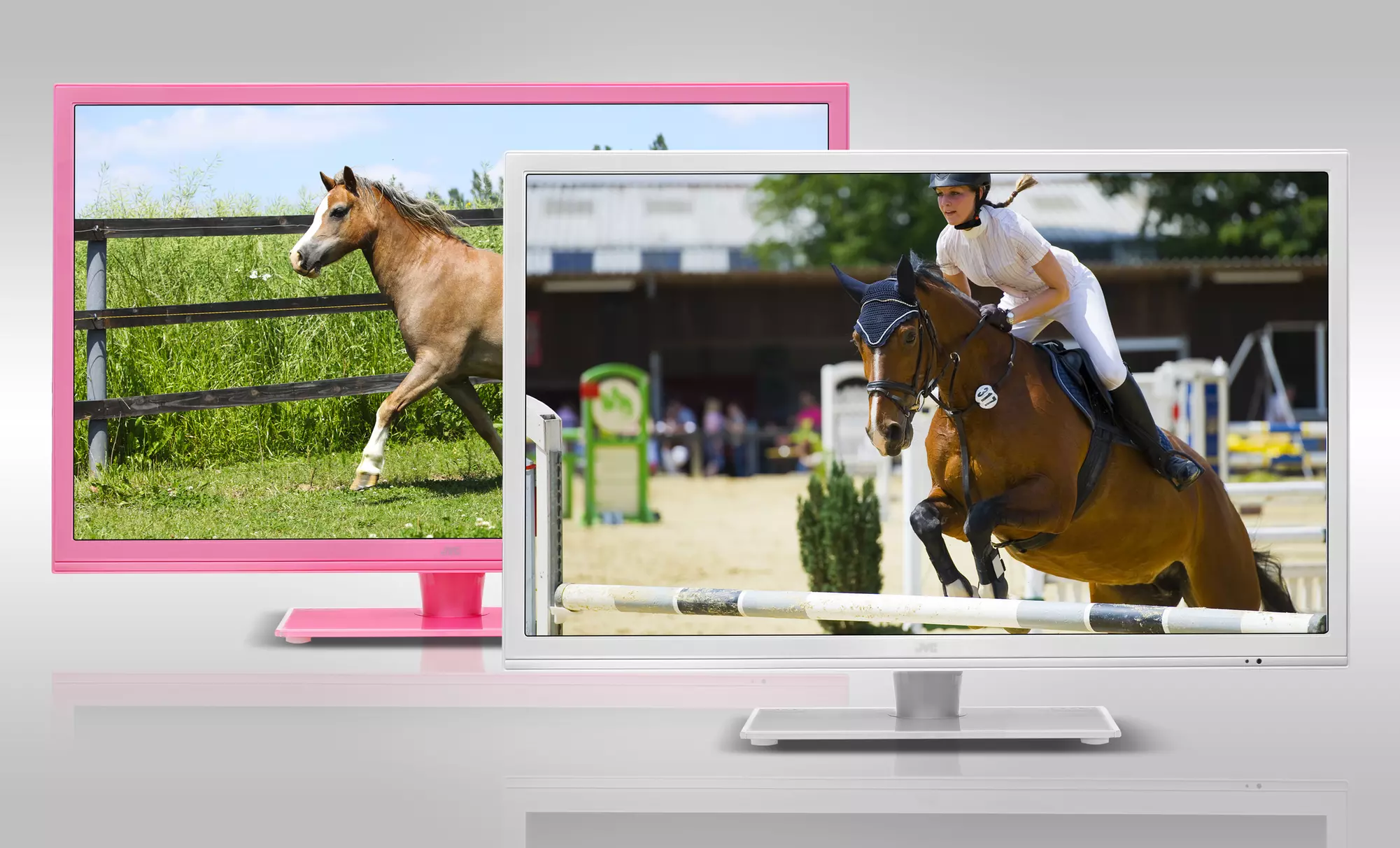 JVC 32" LED HDTV with 3 HDMI Ports - Primary Image
