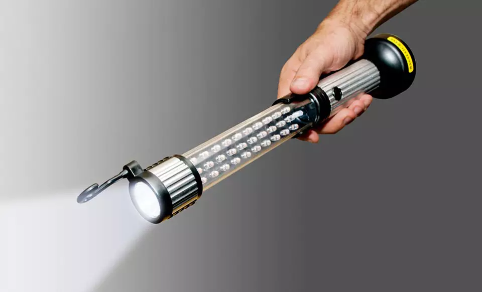 2-Pack of Rechargeable LED Work Lights. - Primary Image