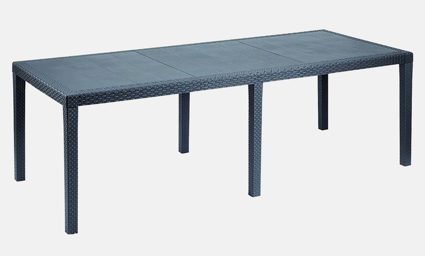 Image 2: Table d'extérieur rectangulaire extensible