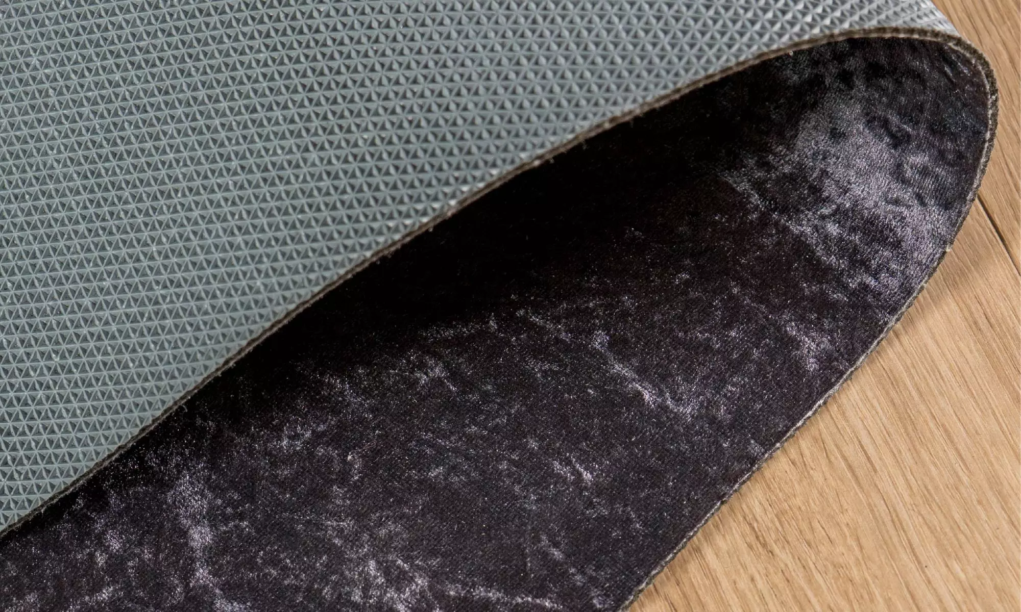 Tapis de cuisine en polyester effet velours