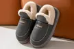 Unisex Cozy House Shoes Memory Foam Bootie Slippers with Plush Lining - Second Medium