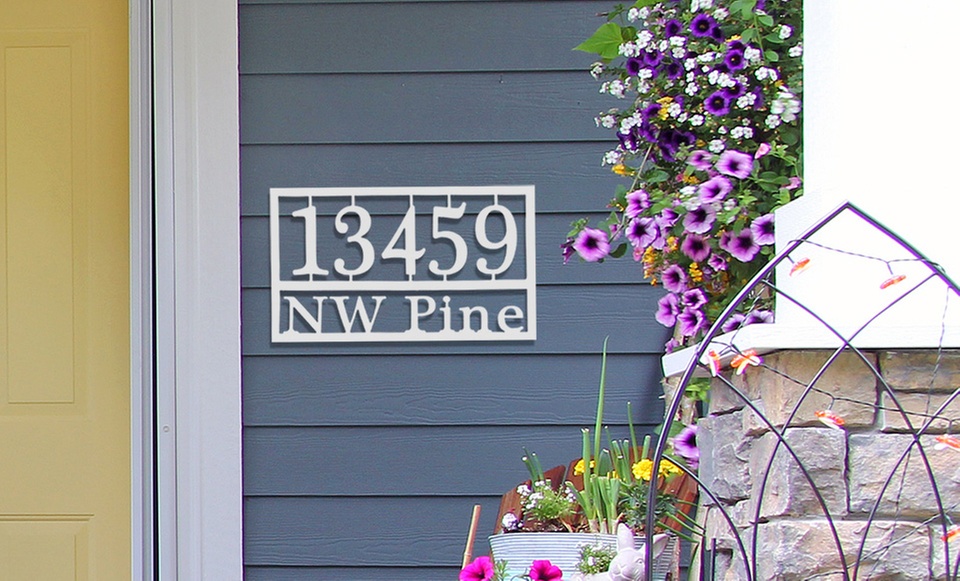 Personalized Metal Home Address Plaques for Every Occasion