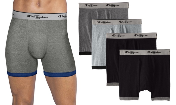 champion men's boxer briefs