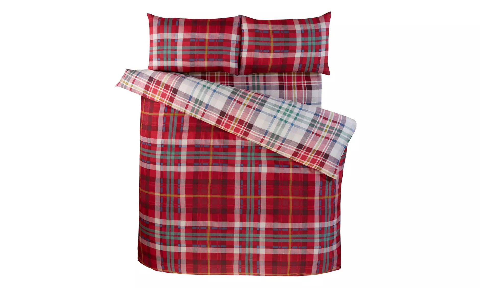 Reversible Plaid Complete Bedding Set - Image 6