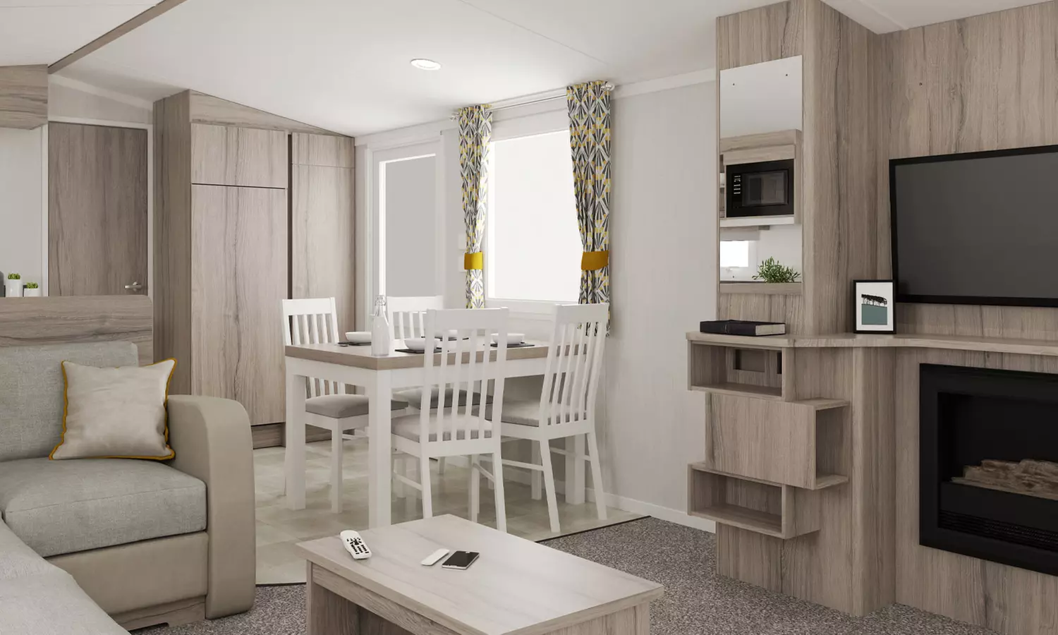 Woolacombe: Caravan Stay for 4 or 6 Adults and 2 Children