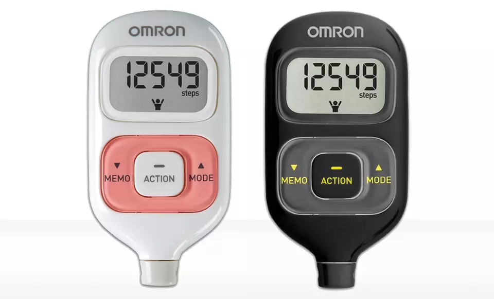 $13.99 for an Omron HJ203 Pedometer in Black or Pink ($34.99 List Price). Free Returns. - Primary Image