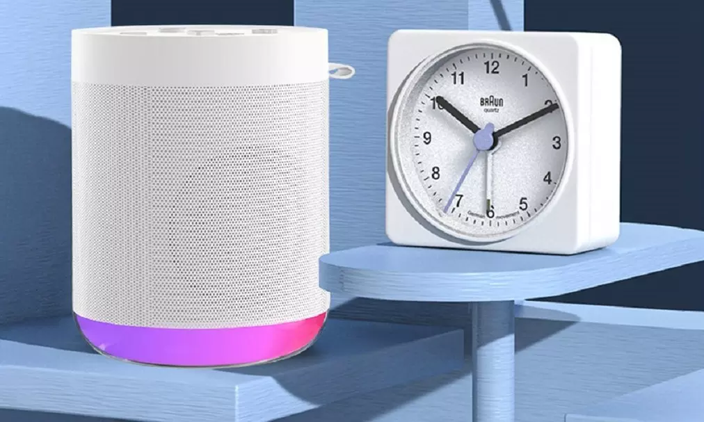 Waloo 4-Inch Mini LED Base Bluetooth Speaker