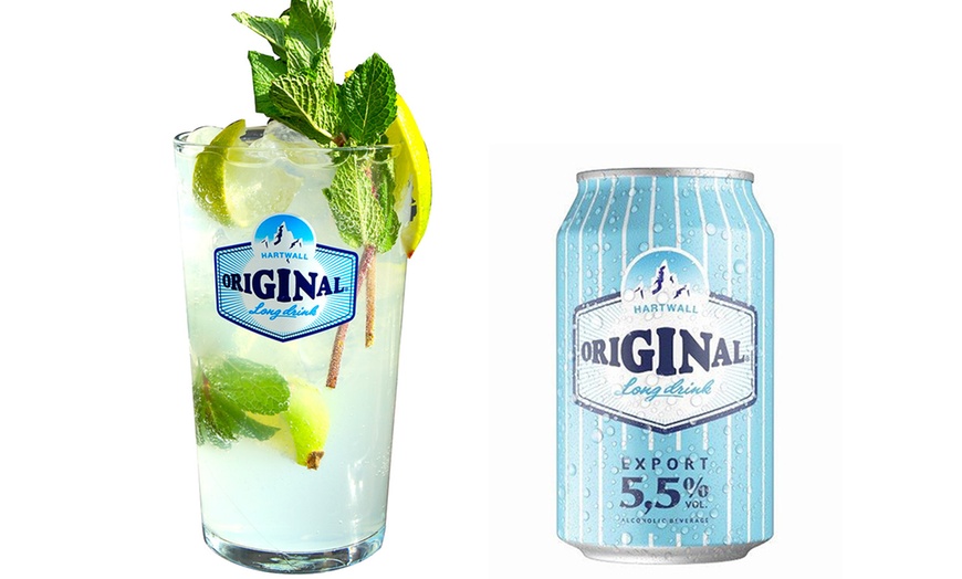 Image 1: 6-pack Hartwall Gin + Grapefruit	