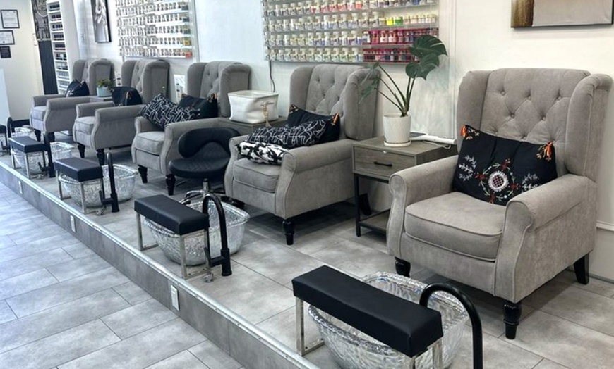 Image 3: Relax with a Gel or Japanese Organic Herb Manicure or Pedicure