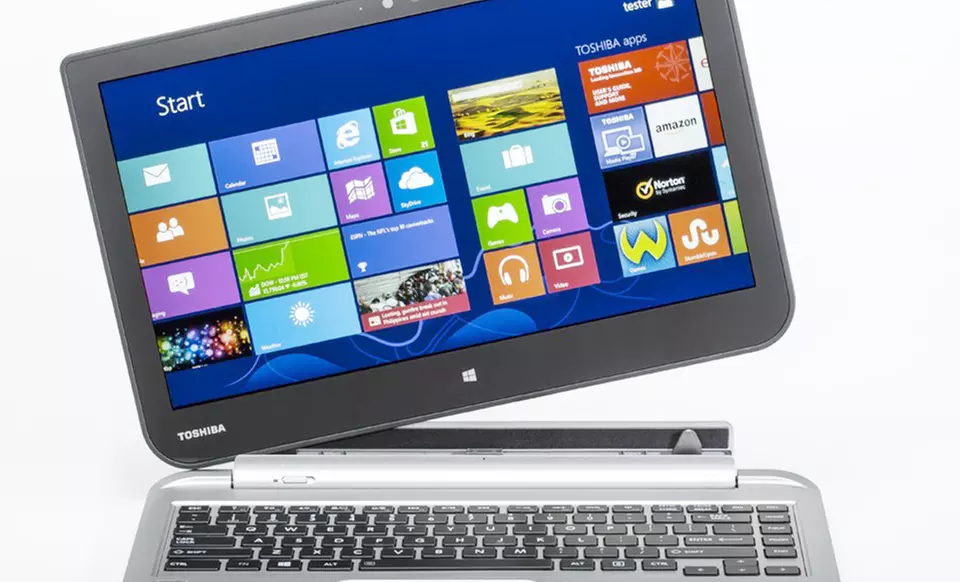 Toshiba Satellite Click 13.3" 2-in-1 Laptop with 1GHz Dual-Core Processor, 4GB RAM, and 500GB Hard Drive. Free Returns. - Second Medium