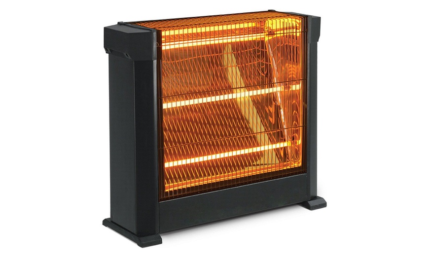 Image 2: Estufa eléctrica de cuarzo con infrarrojos con potencia ajustable