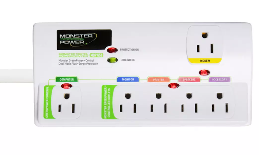 Monster Cable Green Power MDP 650 Surge Protector - Primary Image