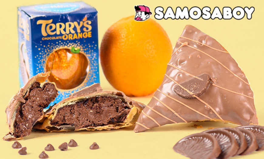 Image 1: Enjoy Handcrafted Delicious Samosas in Boxes of 4, 8, or 12