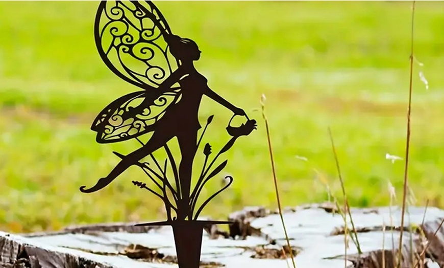 Image 3: 1x oder 3x Dekorativer Feen-Gartenstecker