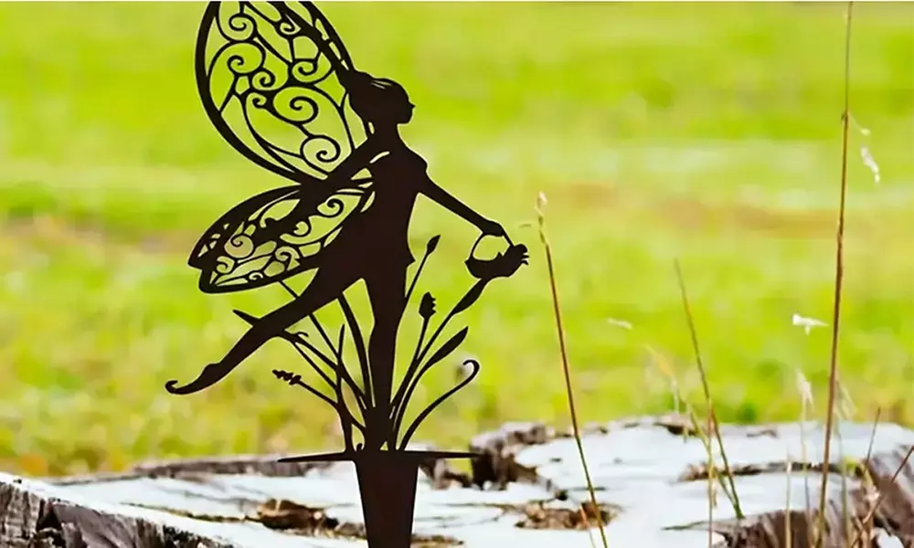 1x oder 3x Dekorativer Feen-Gartenstecker