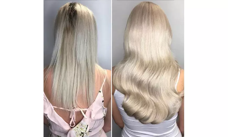 Image 3: Half or Full Russian Tape Extensions with Style Cut & Blend Included