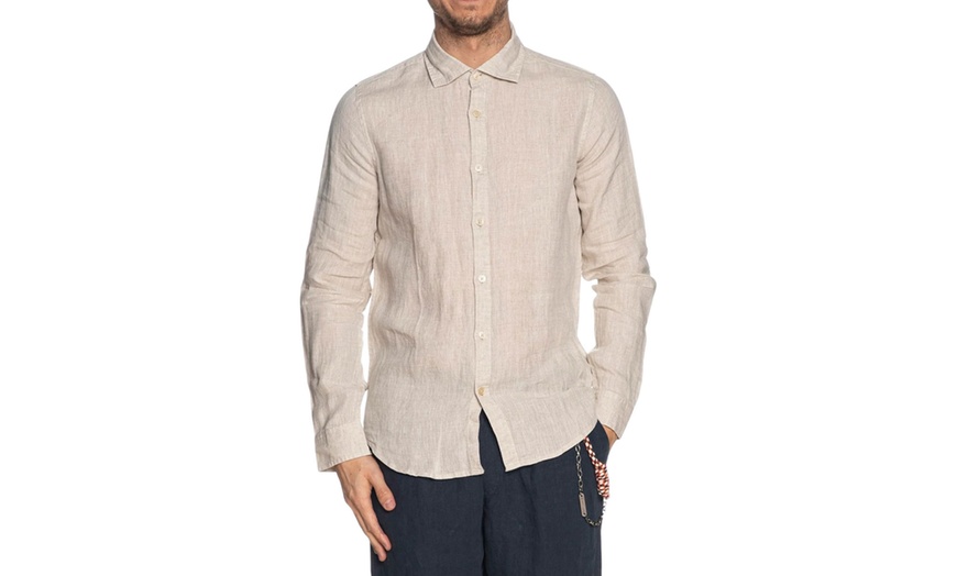 Image 10: Camicia uomo di lino Markup