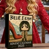 Image 1: Billie Eilish Inspired 2D Advent Calendar, Music-Themed Design