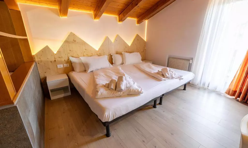 Trento: colazione o mezza pensione e area wellness fino a 4 persone