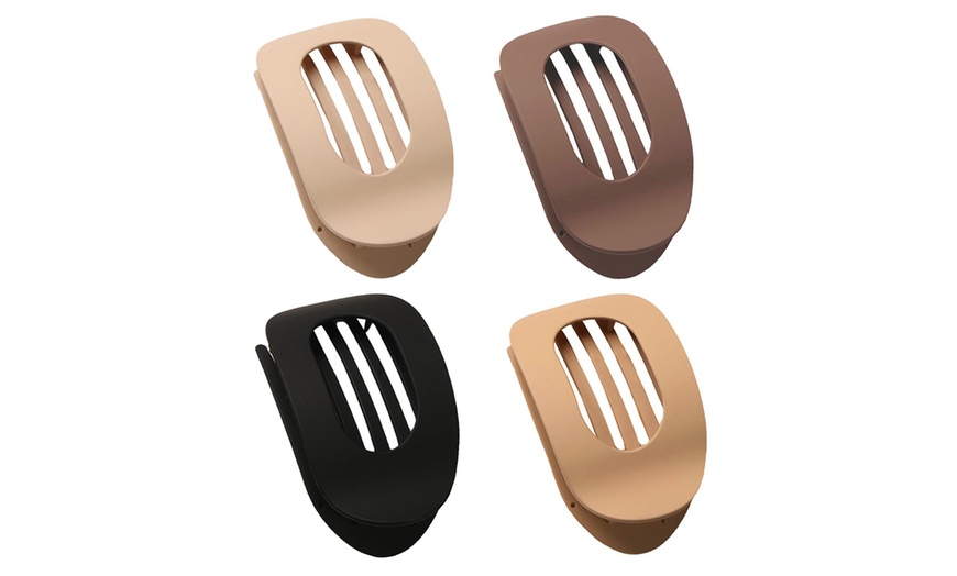 Image 2: Four Piece Flat Claw Clips
