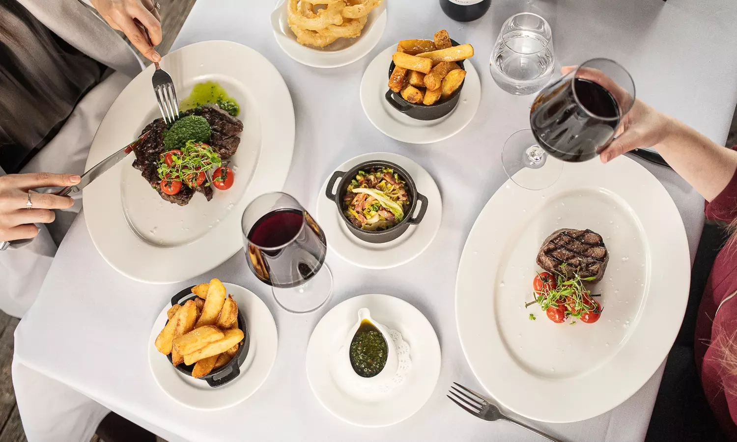 Curated Steak & Wine for Two Culinary Experience at Marco Pierre's