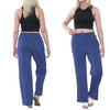 Image 3: Plain and Seam Front Wide Leg Trousers