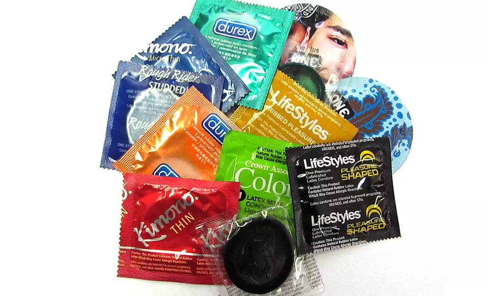 Assorted Condom Sampler with 13 Condoms - Primary Image