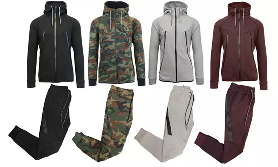 Men's Tech Fleece Hoodie & Jogger Set - Primary Image