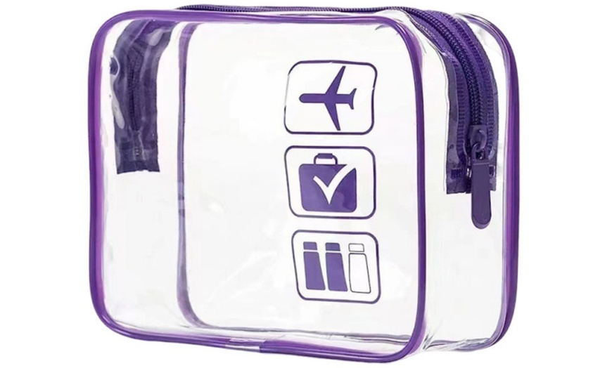 Image 7: Transparent Travel Toiletries Storage Bag 