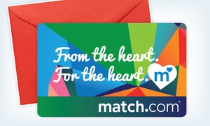 Match.com – Up to 60% Off a One-Month Membership Gift﻿﻿