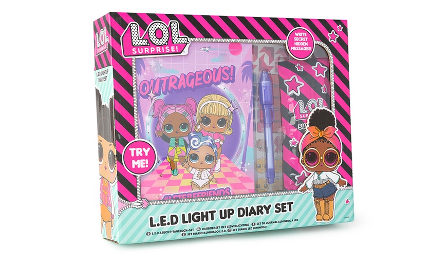 Image 3: RMS LOL Light-up Diary Set