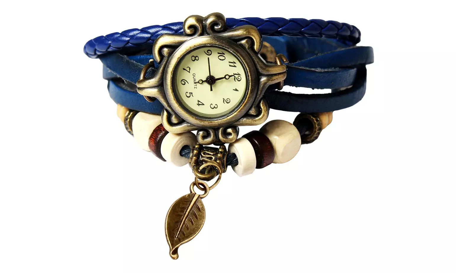 Women's Vintage Bohemian Vegan Leather Watch  (Charm And Color Choices)