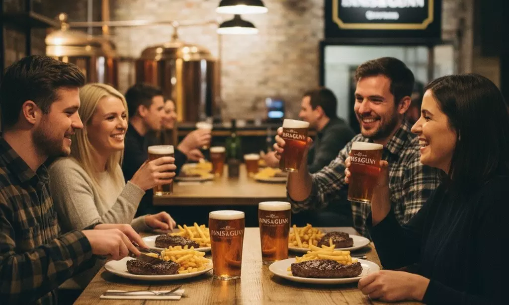 Steak Dining & Award-Winning Drinks at Innis And Gunn