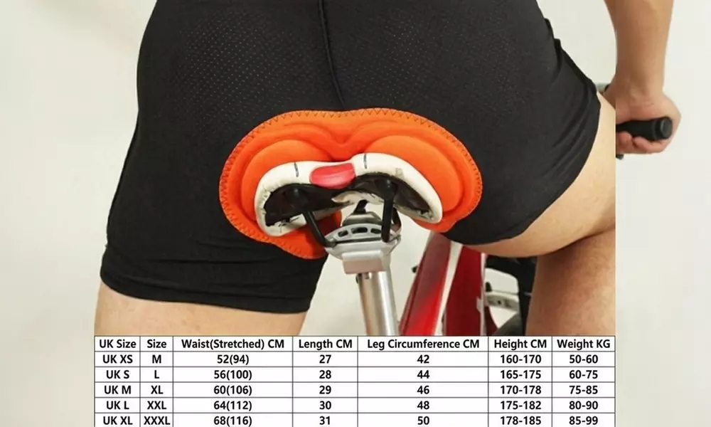 Men’s Padded Cycling Underwear With 3D Cushion - Image 6