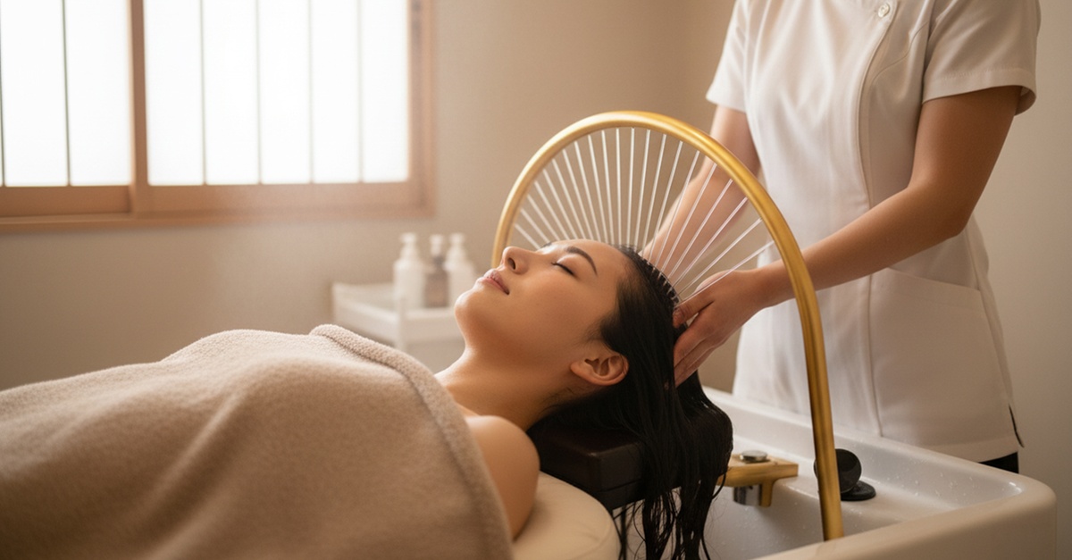 Japanese Head Spa Treatments With Blow Dry, Hot Oil And Body Therapy Japanese Head Spa Treatments With Blow Dry, Hot Oil And Body Therapy