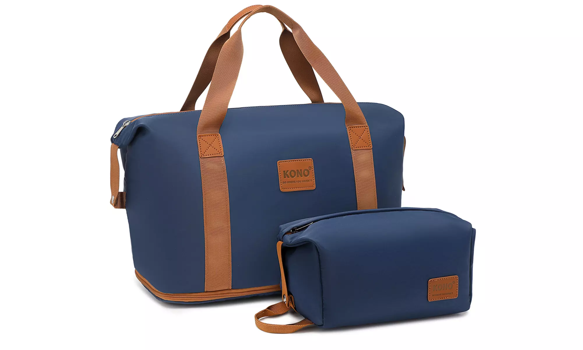 1x oder 3x Kono Reisekoffer inkl. Reisetasche und Kulturbeutel