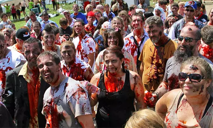 The Zombie Race at Six Flags Great Adventure 5K or 15K Race with Full Theme-Park Access (Up to 50% Off) - Primary Image