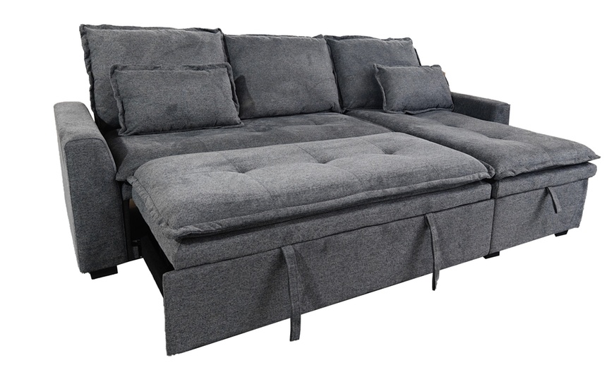 Image 6: Lucca 3 Seater Storage Sofa